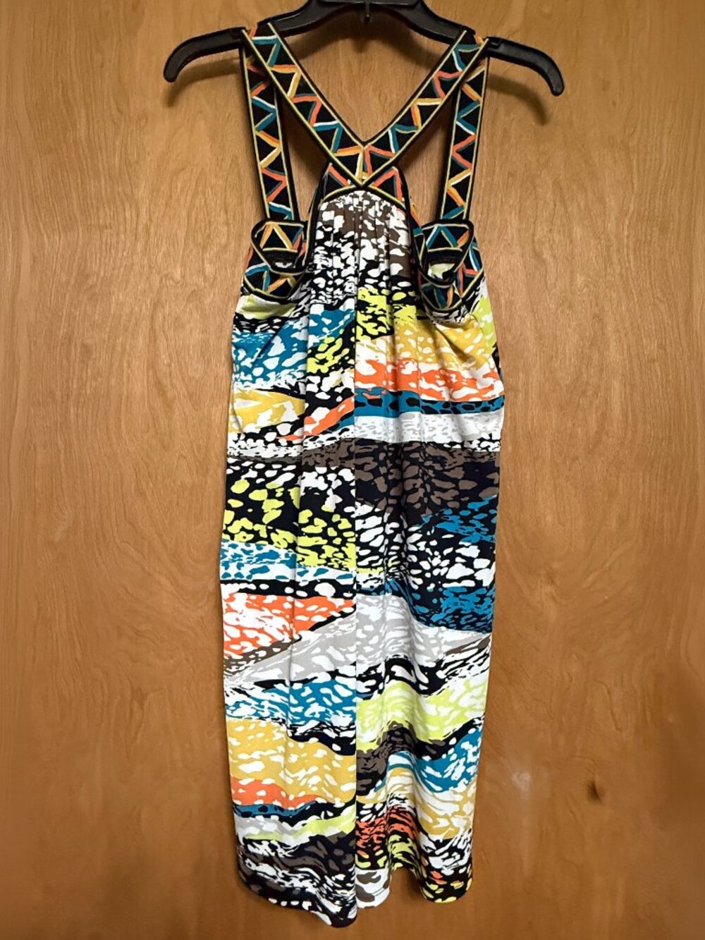 BCBG MAXAZRIA Multi-Color Resortwear Dress Size M